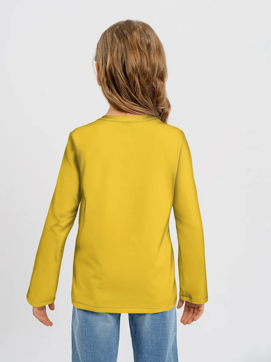 Детский лонгслив / Создал Бог пожарного