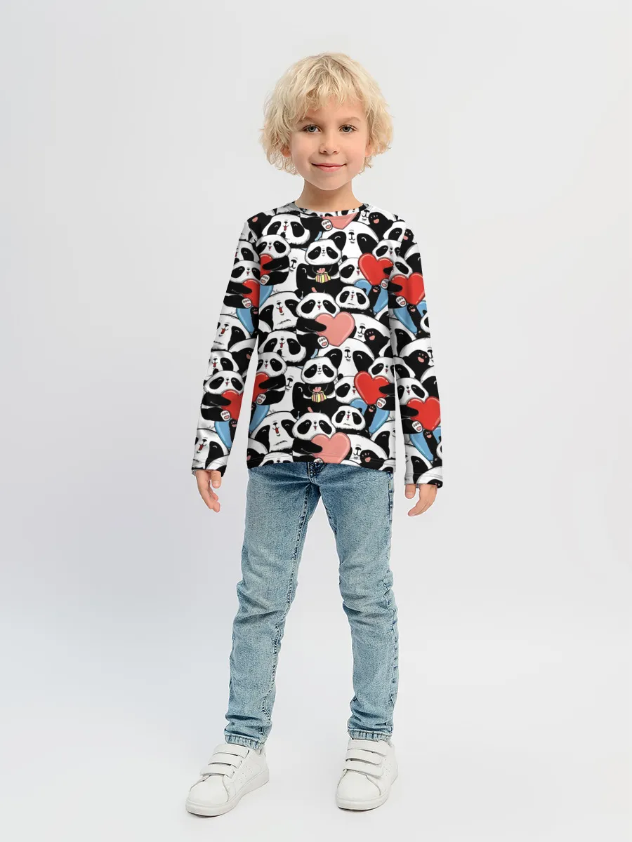Детский лонгслив / Funny Panda