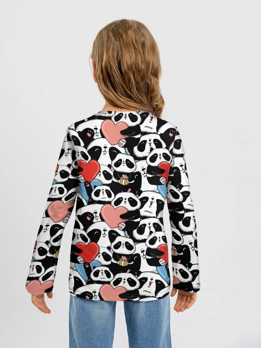 Детский лонгслив / Funny Panda