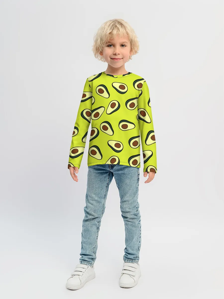 Детский лонгслив / Авокадо