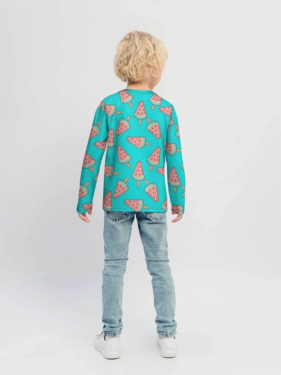 Детский лонгслив / Ice cream Watermelon