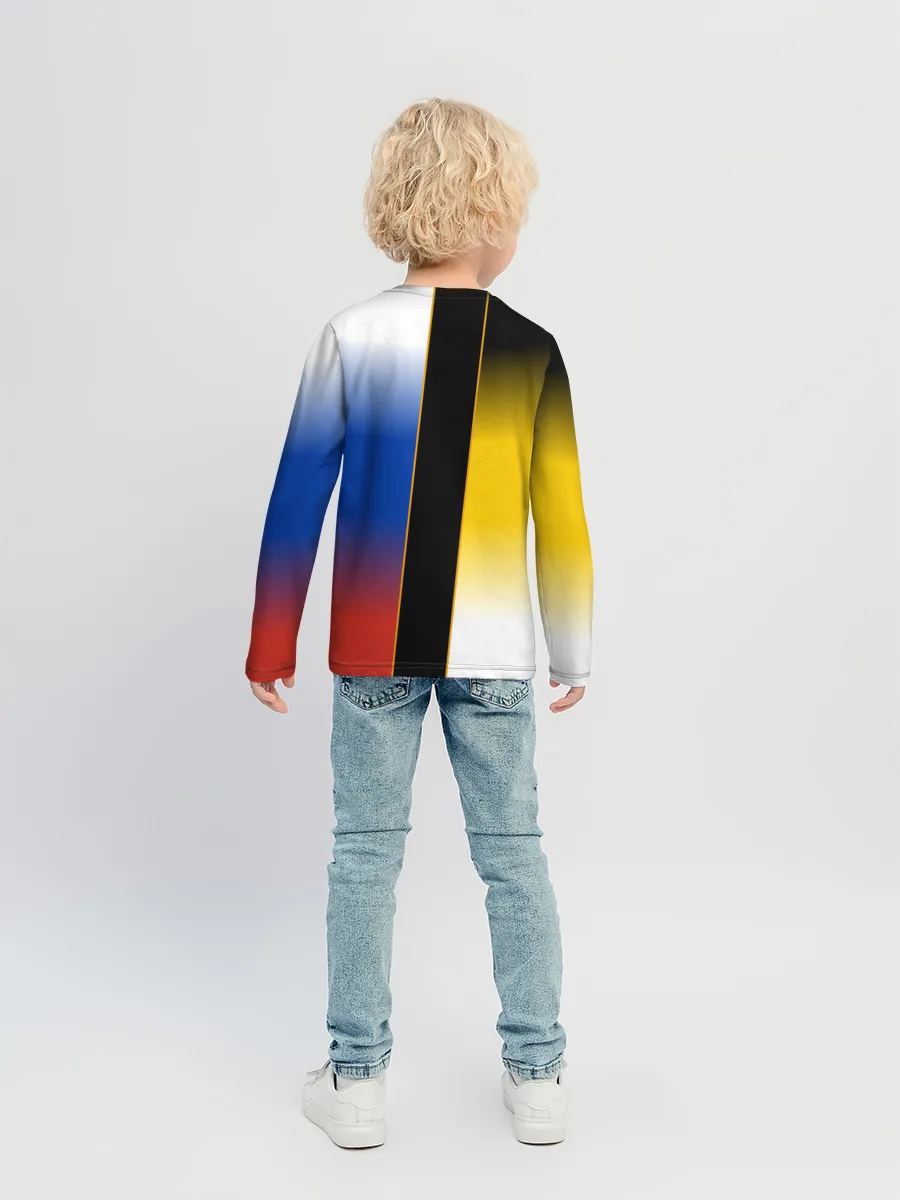 Детский лонгслив / Флаги Российской Империи