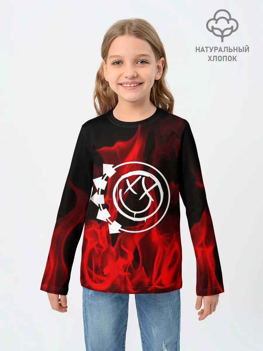 Детский лонгслив / Blink 182