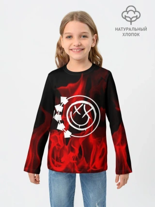 Детский лонгслив / Blink 182