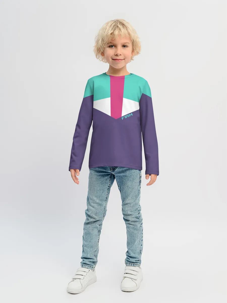 Детский лонгслив / Стиль 90 х
