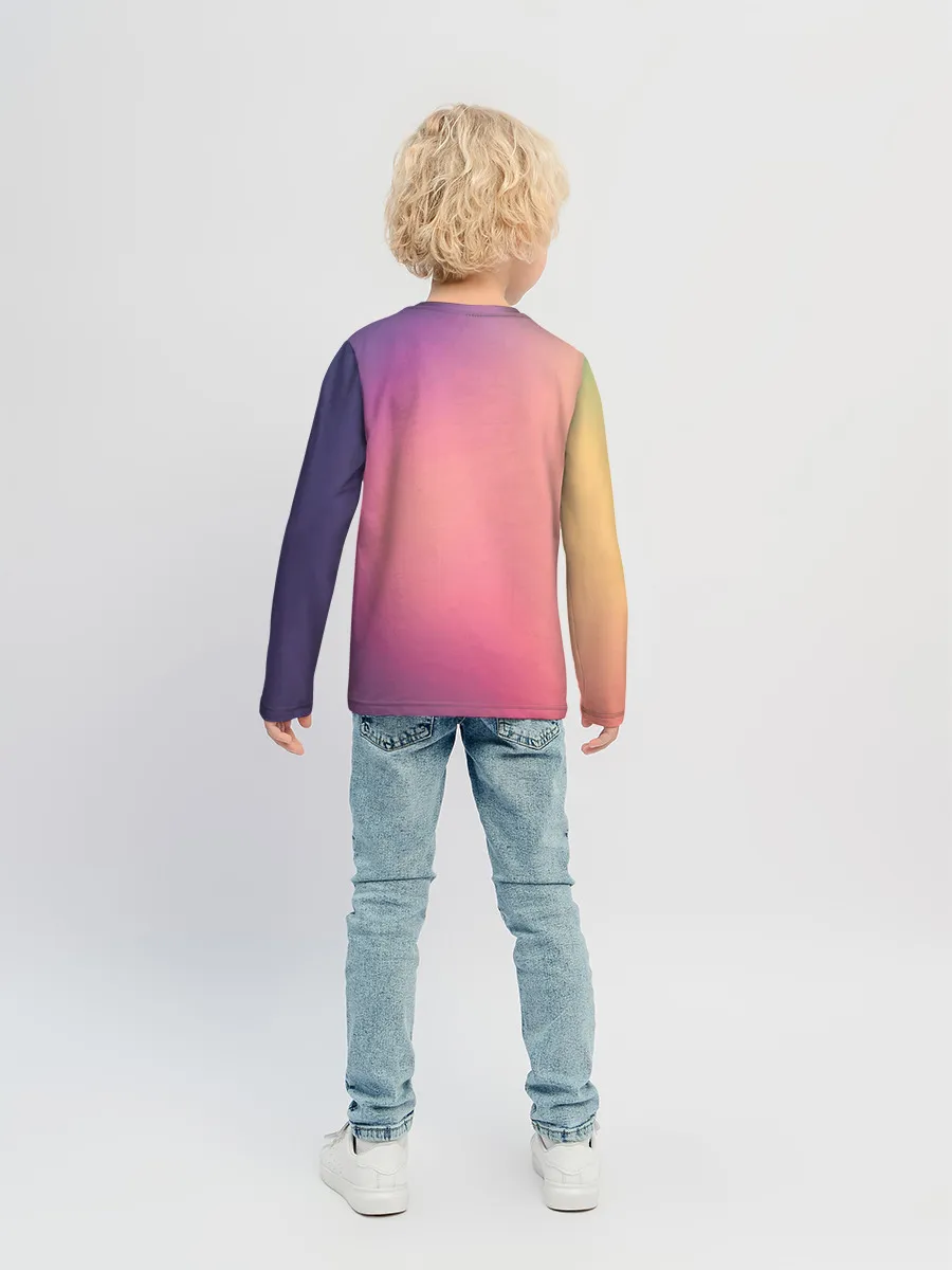 Детский лонгслив / CsGo Градиент
