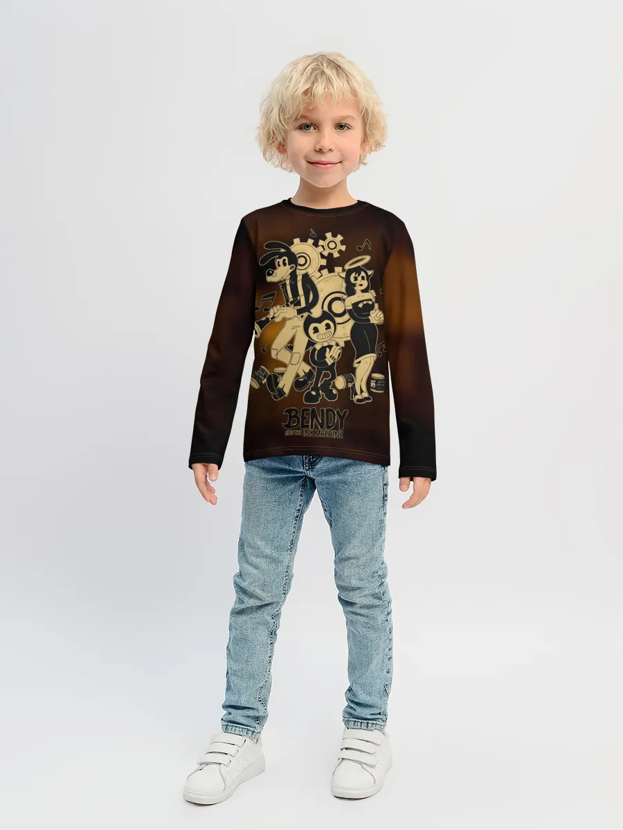 Детский лонгслив / Bendy and the ink machine