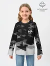 Детский лонгслив / Barcelona Geometry Sport
