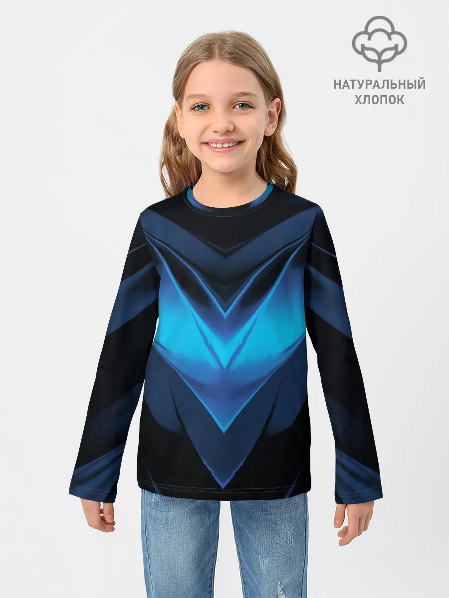 Детский лонгслив / Абстракция
