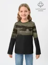 Детский лонгслив / Камуфляж ВДВ РФ