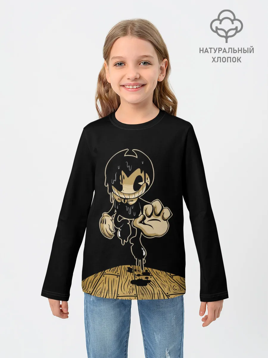 Детский лонгслив / Bendy and the ink machine