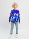 Детский лонгслив / Синяя чешуя змеи
