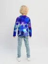 Детский лонгслив / Синяя чешуя змеи