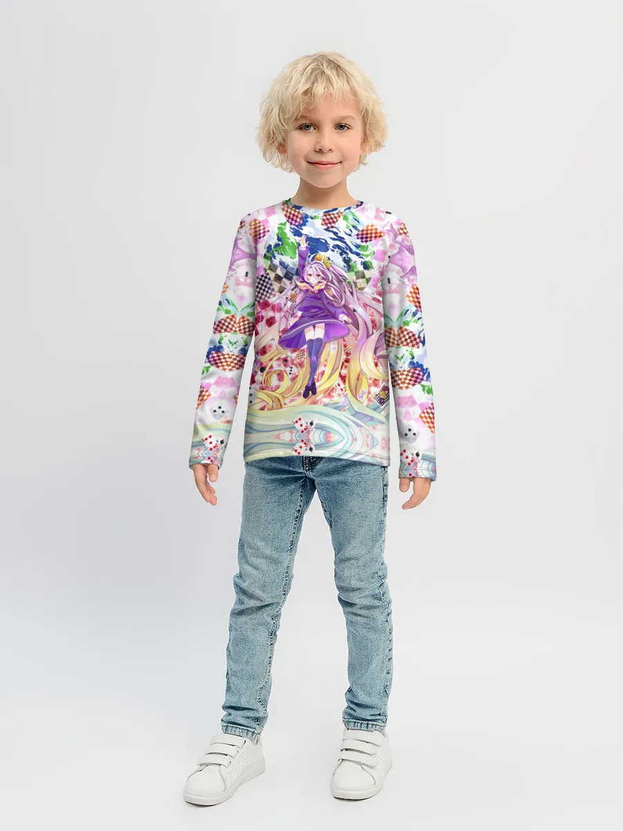 Детский лонгслив / No Game No Life_9