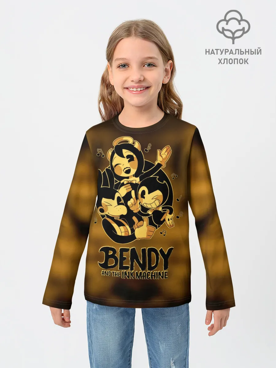 Детский лонгслив / Bendy and the ink machine