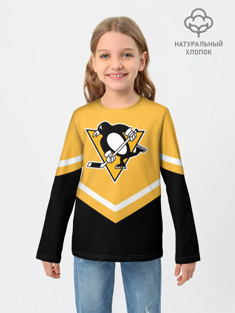 Детский лонгслив / Pittsburgh Penguins