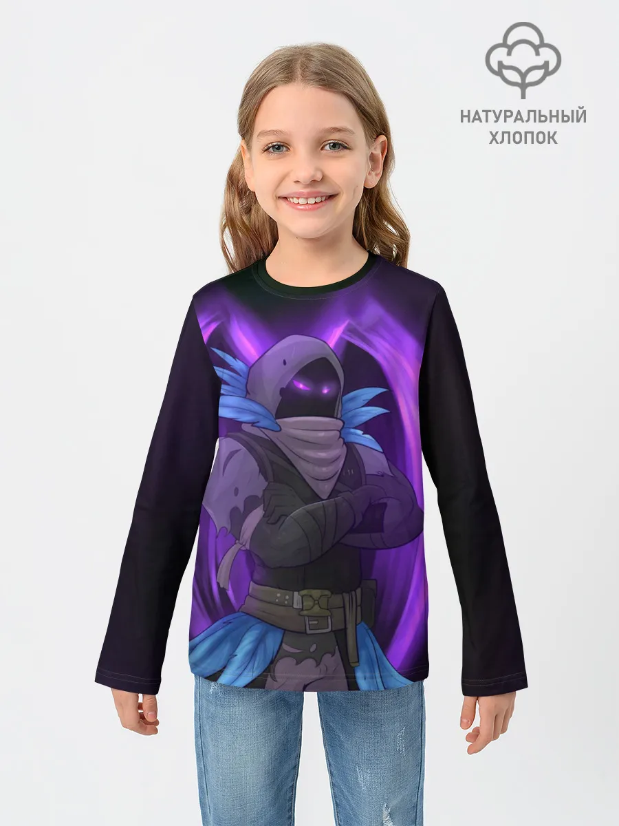 Детский лонгслив / Raven