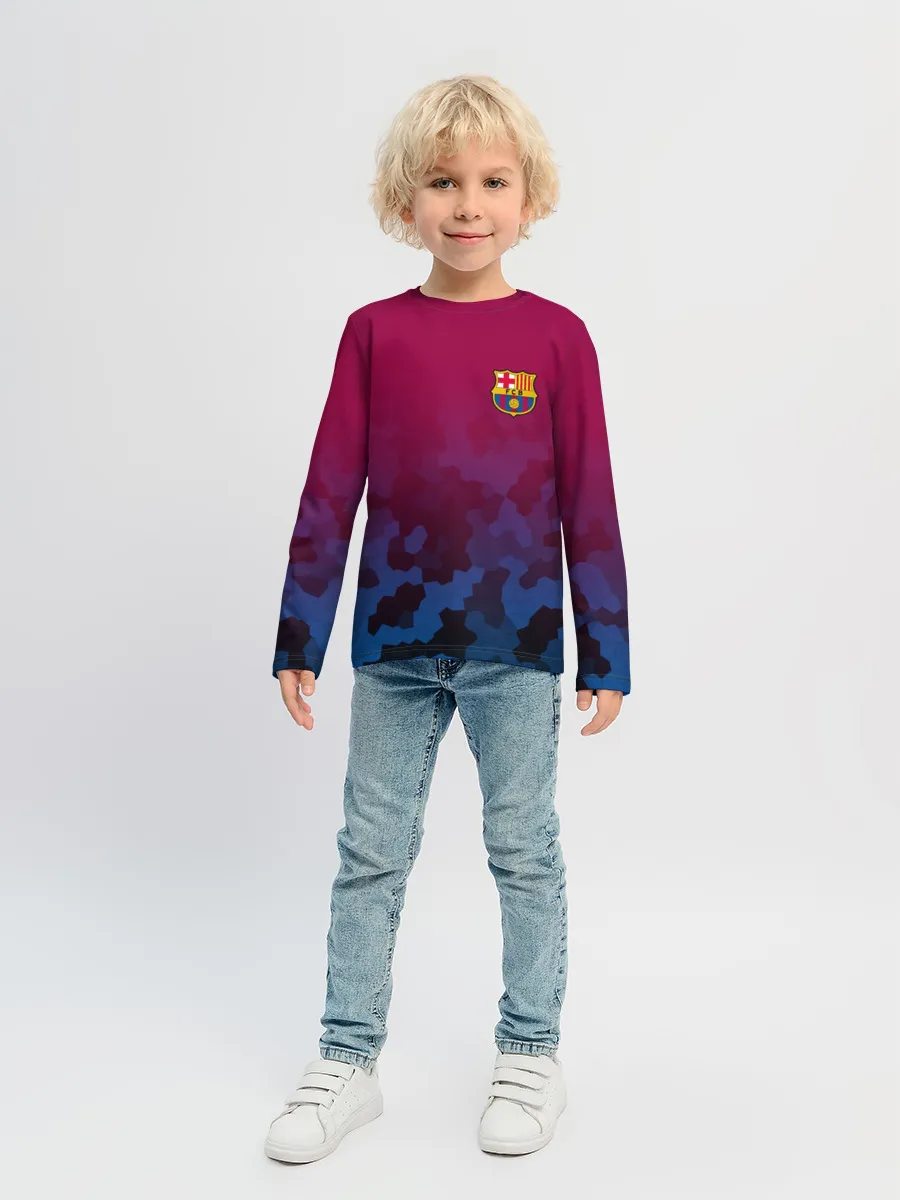 Детский лонгслив / FC BARCA SPORT