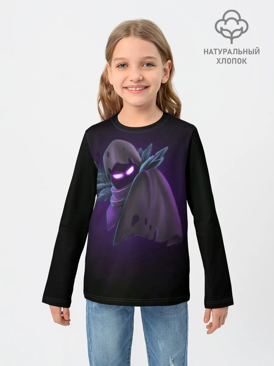 Детский лонгслив / Ворон