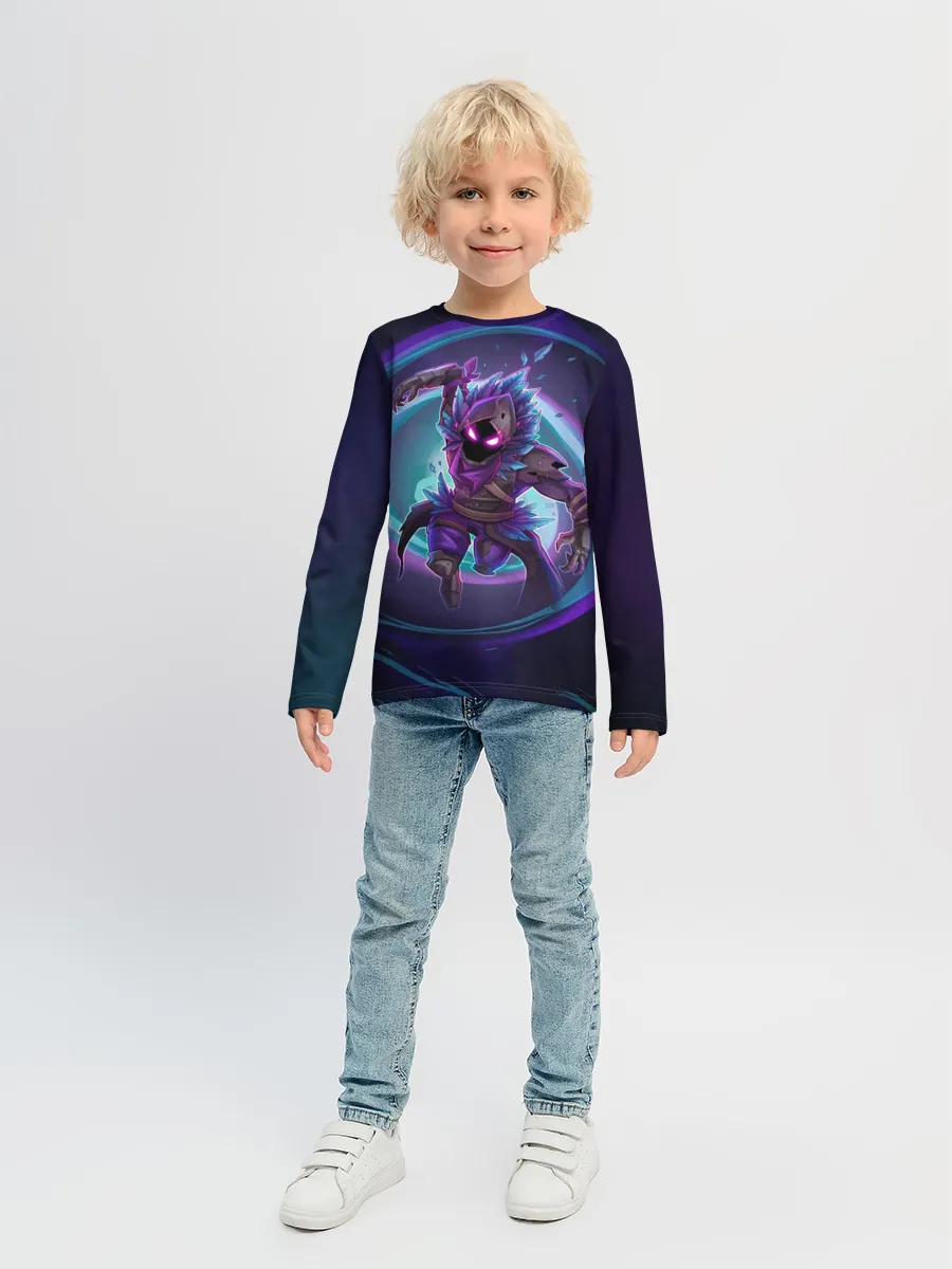 Детский лонгслив / Ворон