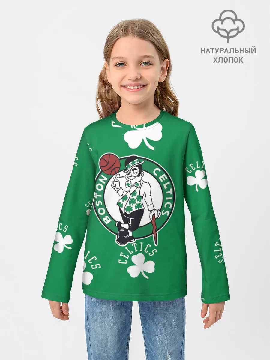 Детский лонгслив / Boston celtics, nba