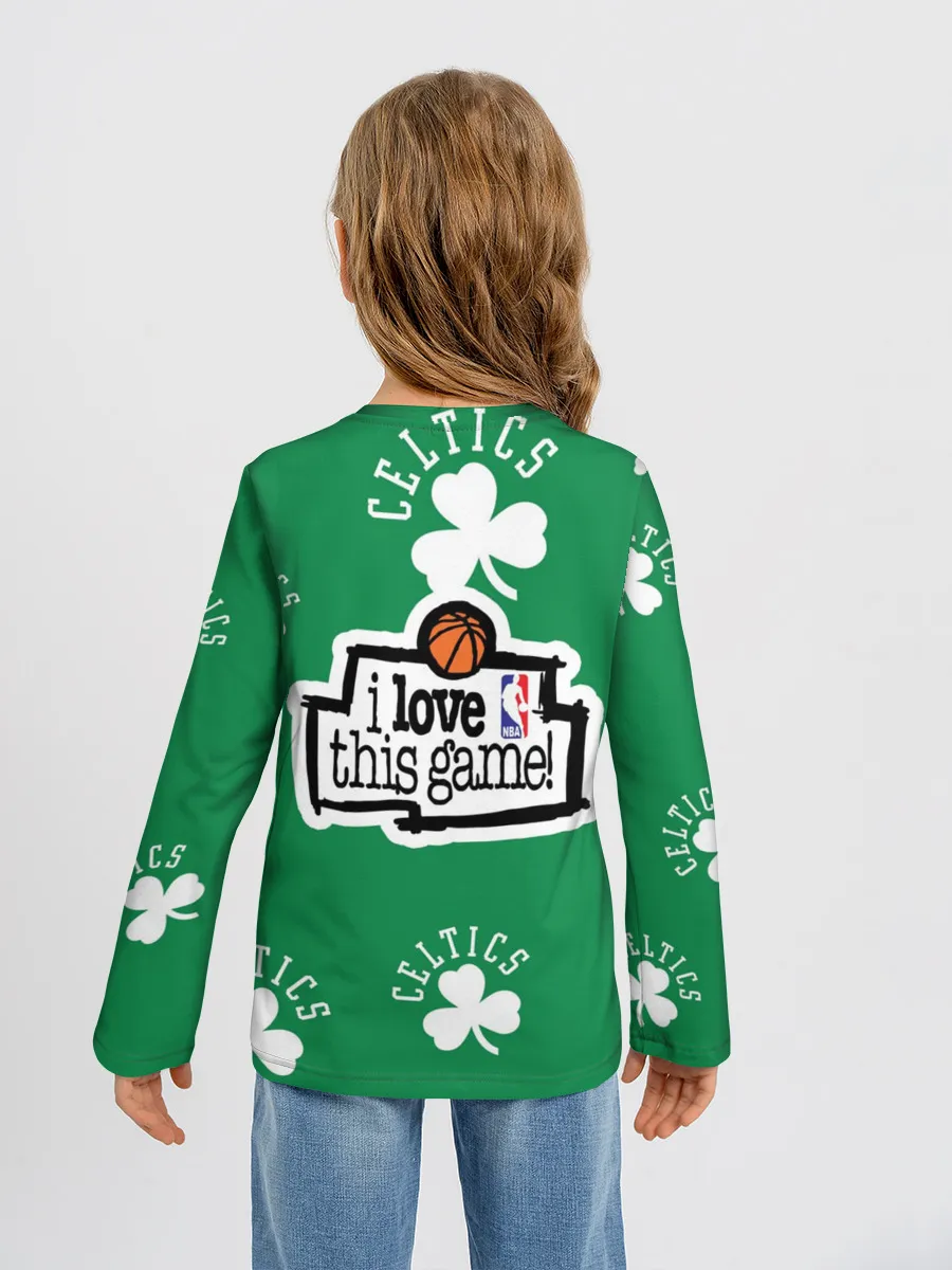 Детский лонгслив / Boston celtics, nba
