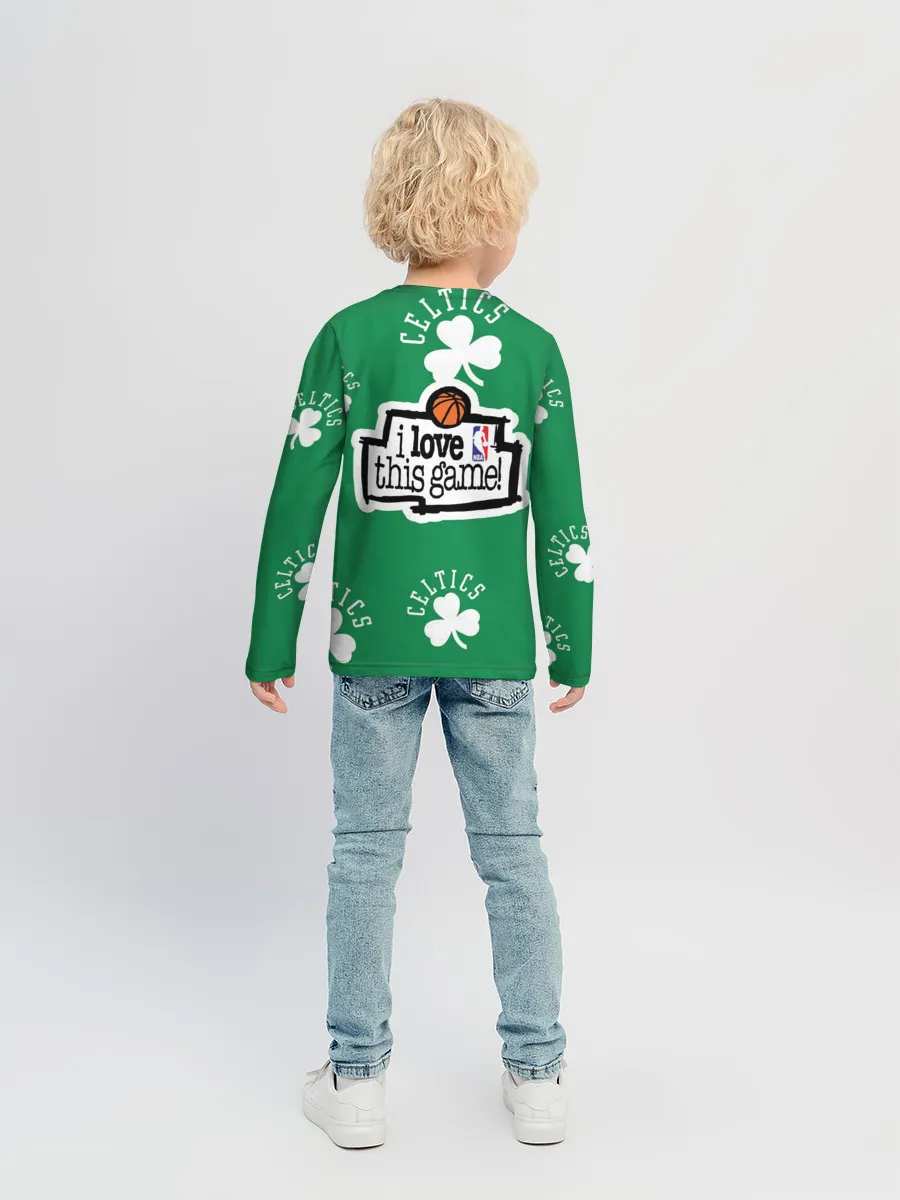 Детский лонгслив / Boston celtics, nba