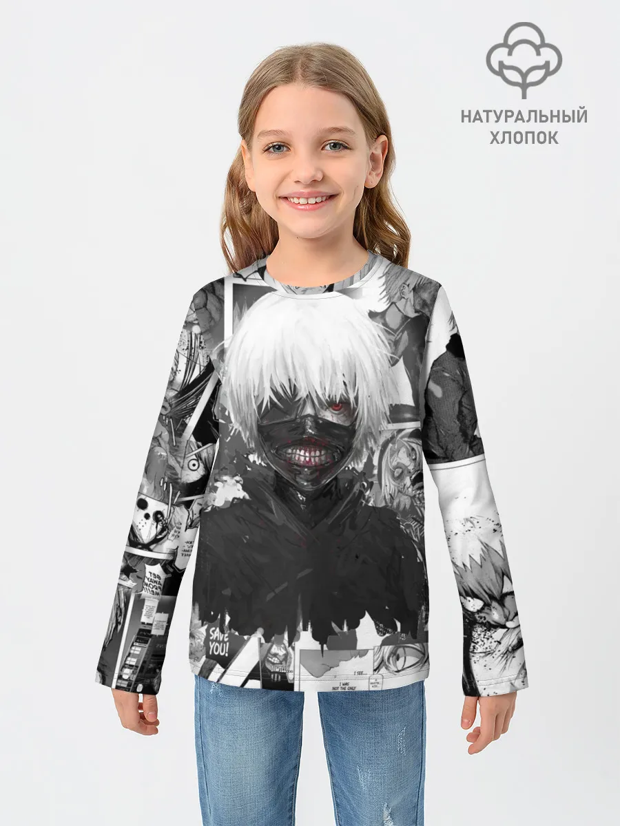 Детский лонгслив / Токийский гуль манга