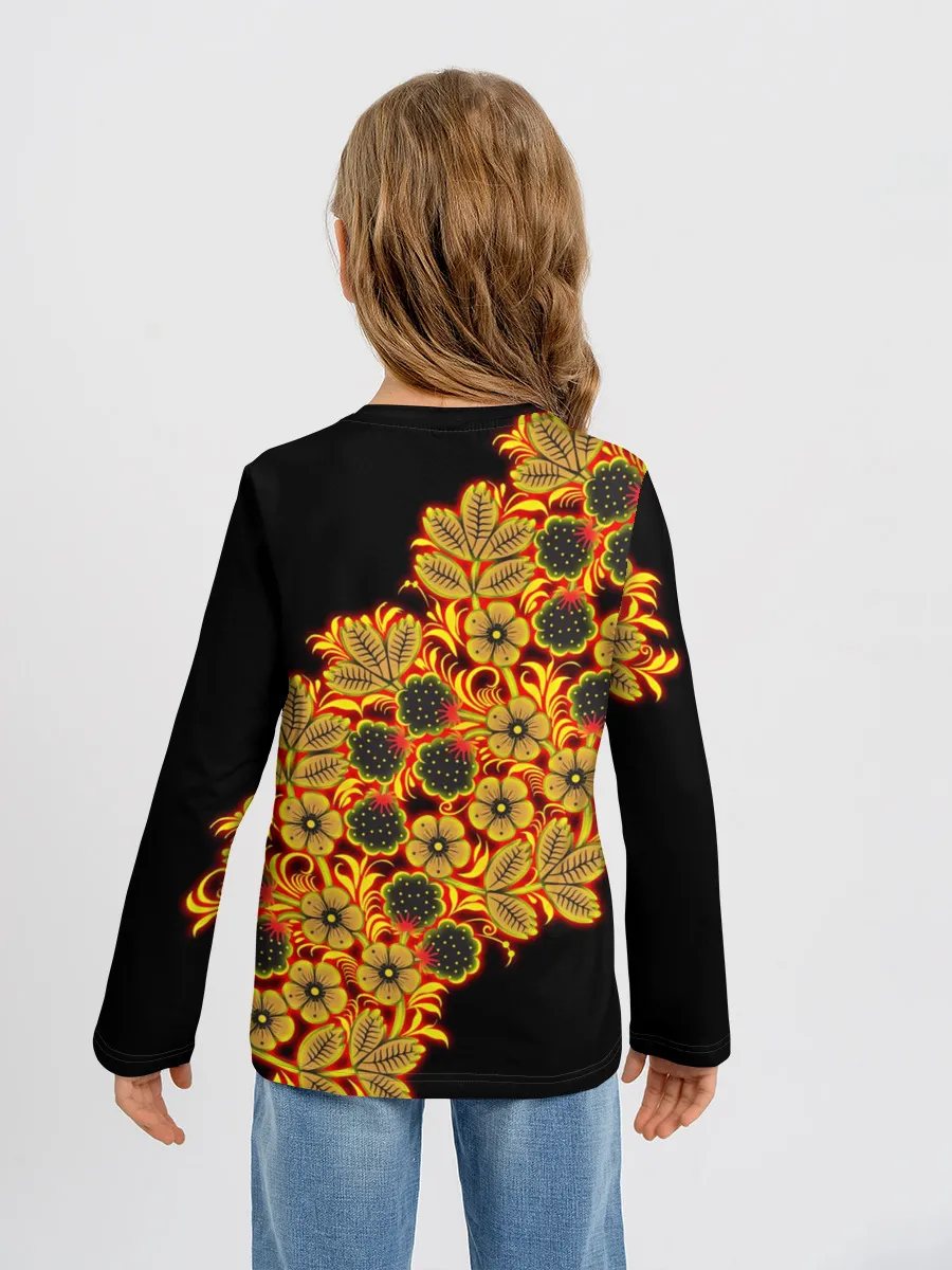 Детский лонгслив / Славянский орнамент