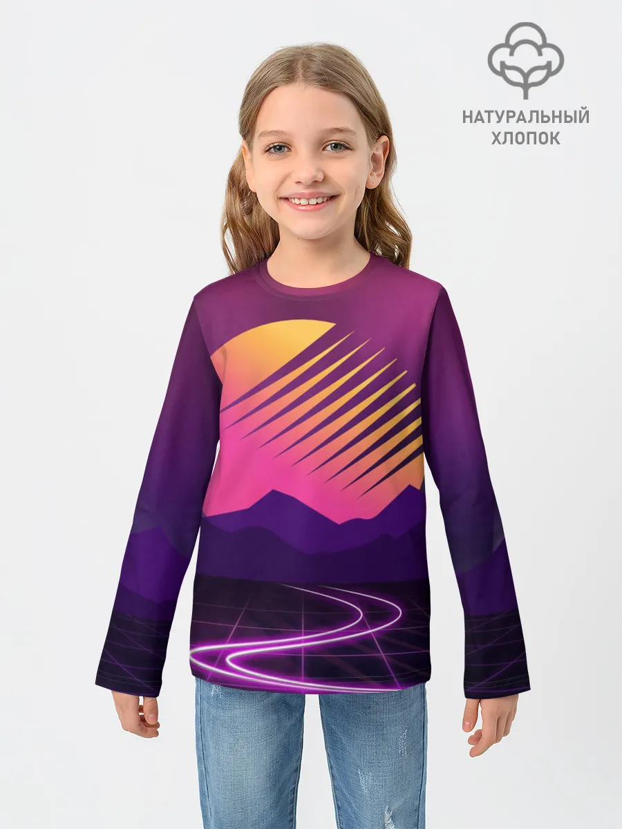 Детский лонгслив / Digital Art