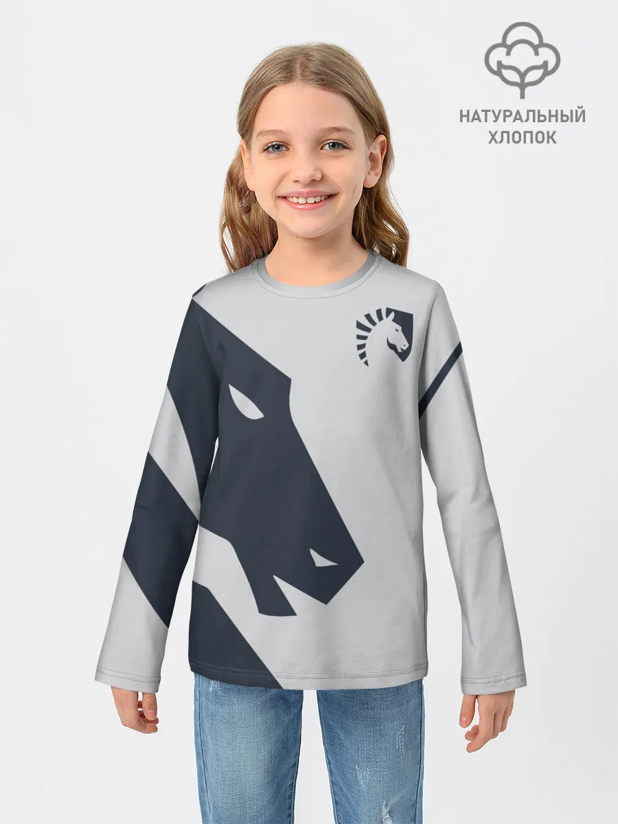 Детский лонгслив / Liquid - The Form