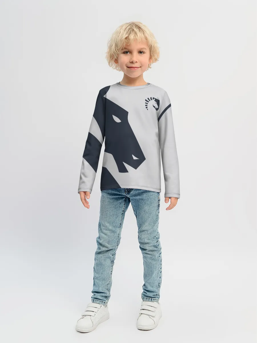 Детский лонгслив / Liquid - The Form