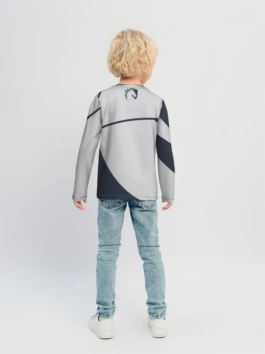 Детский лонгслив / Liquid - The Form