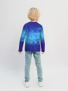 Детский лонгслив / Цвет настроения синий