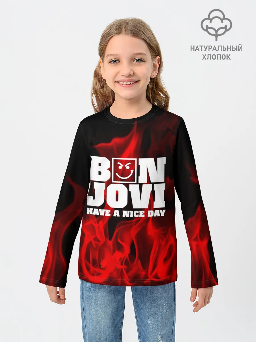 Детский лонгслив / BON JOVI