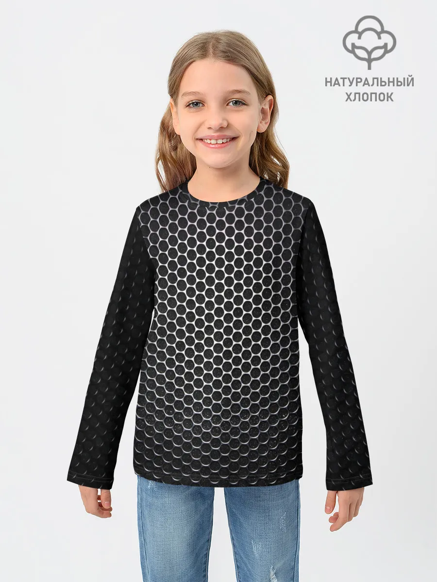 Детский лонгслив / Кристаллическая решетка