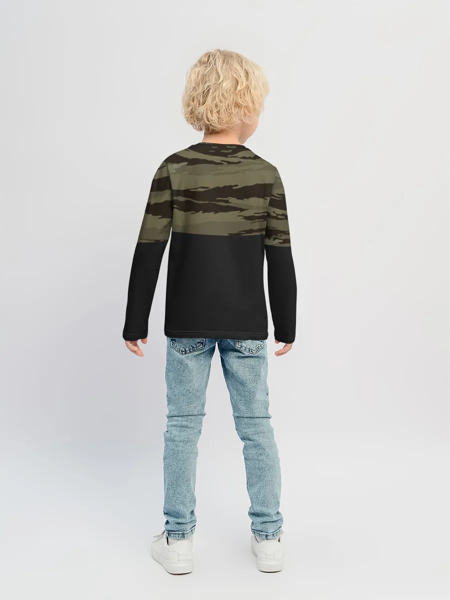 Детский лонгслив / Камуфляж МВД РФ