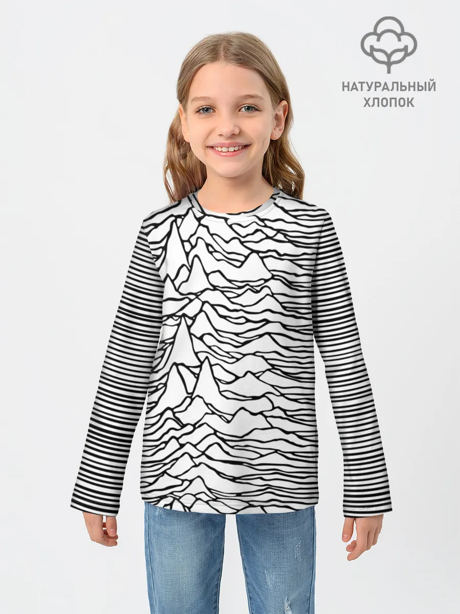 Детский лонгслив / White