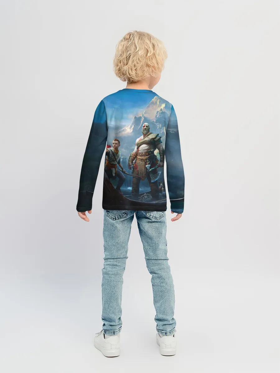 Детский лонгслив / God of War