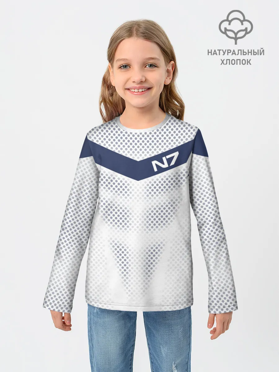 Детский лонгслив / Mass Effect N7