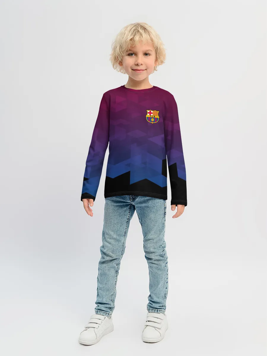 Детский лонгслив / FC BARCA SPORT