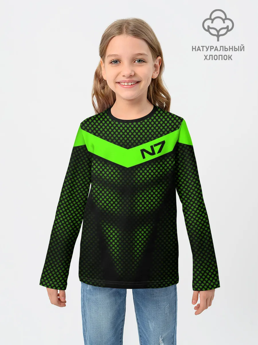 Детский лонгслив / Mass Effect N7