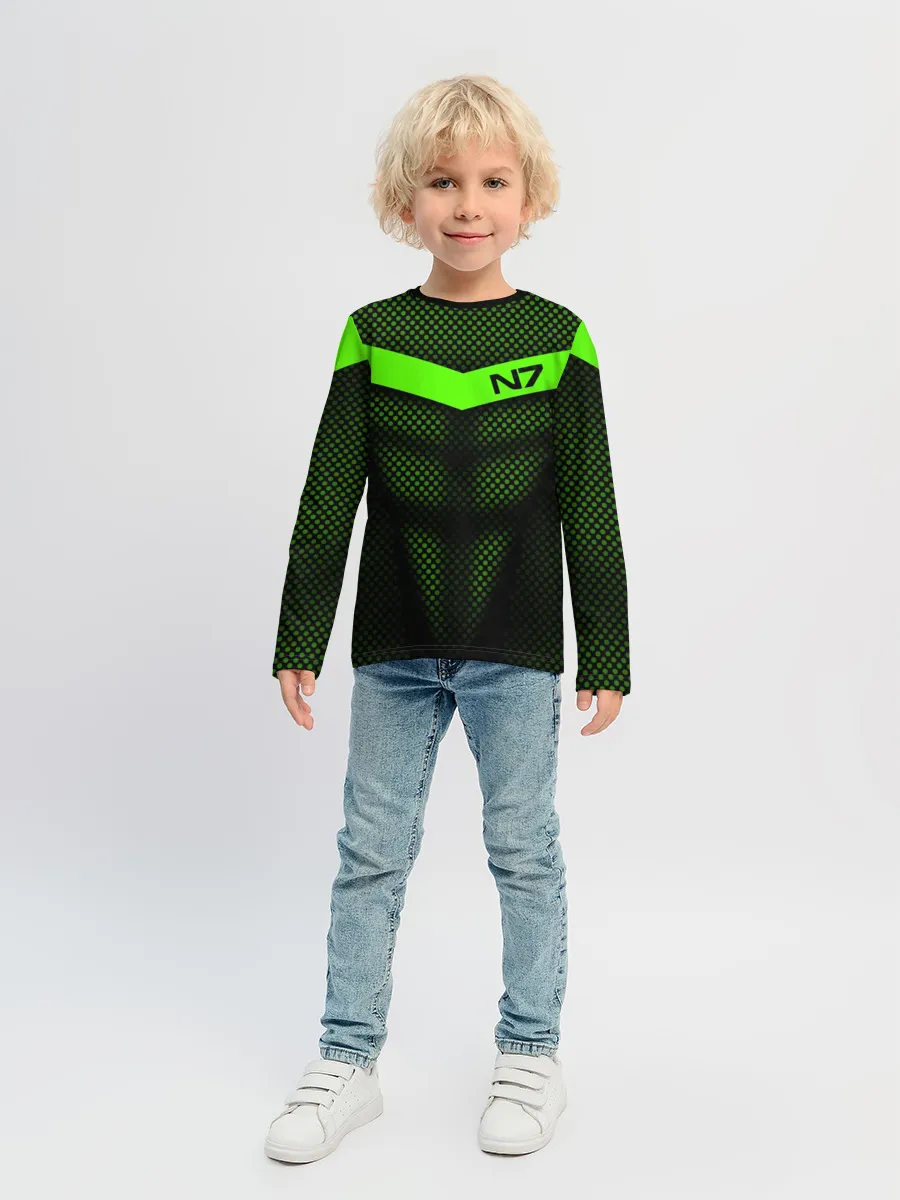 Детский лонгслив / Mass Effect N7