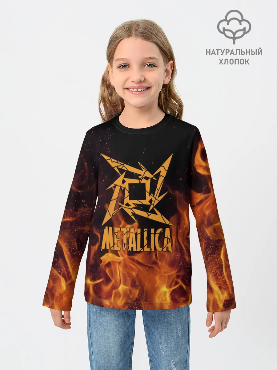 Детский лонгслив / Metallica