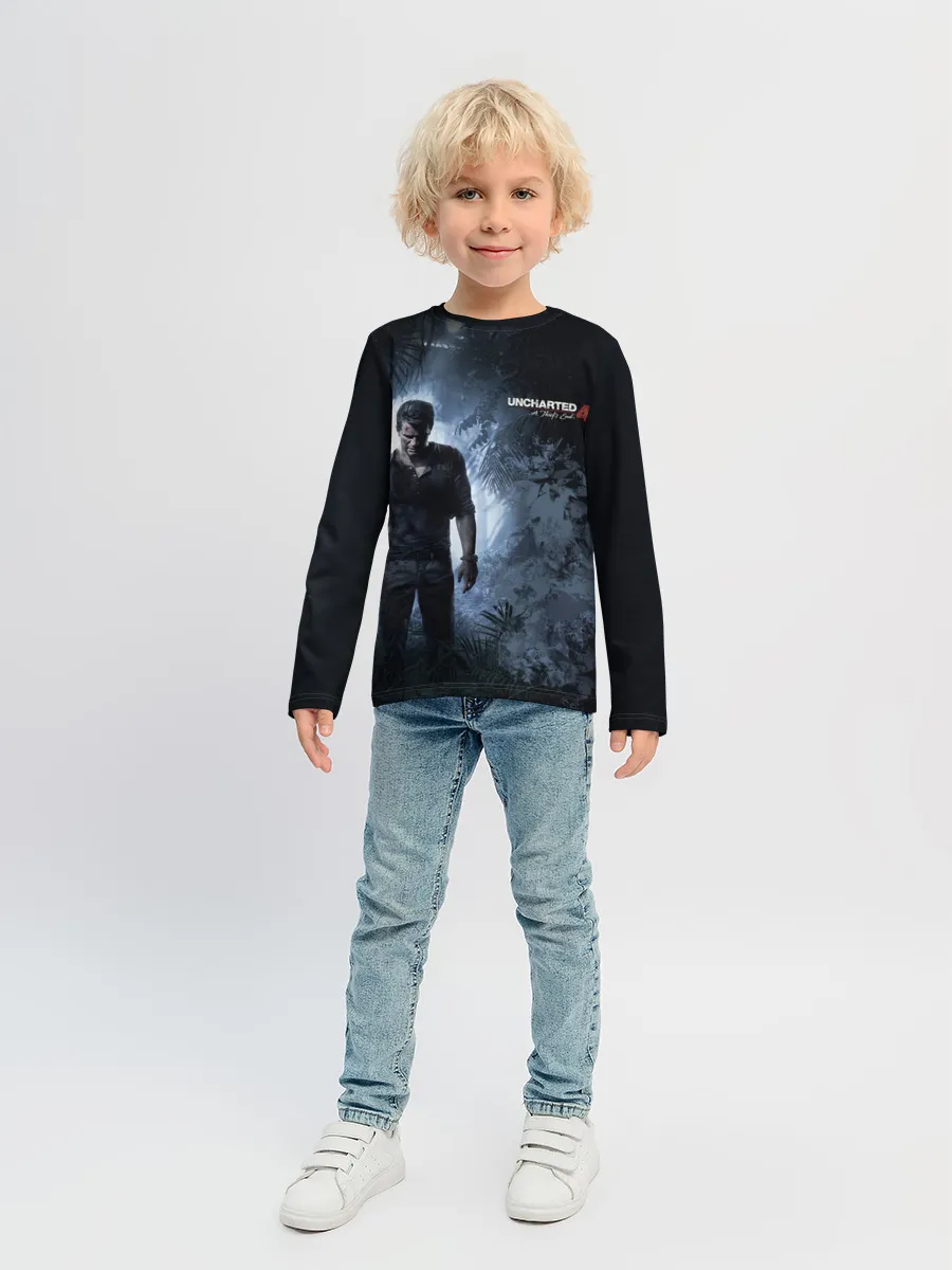 Детский лонгслив / Drake in jungle