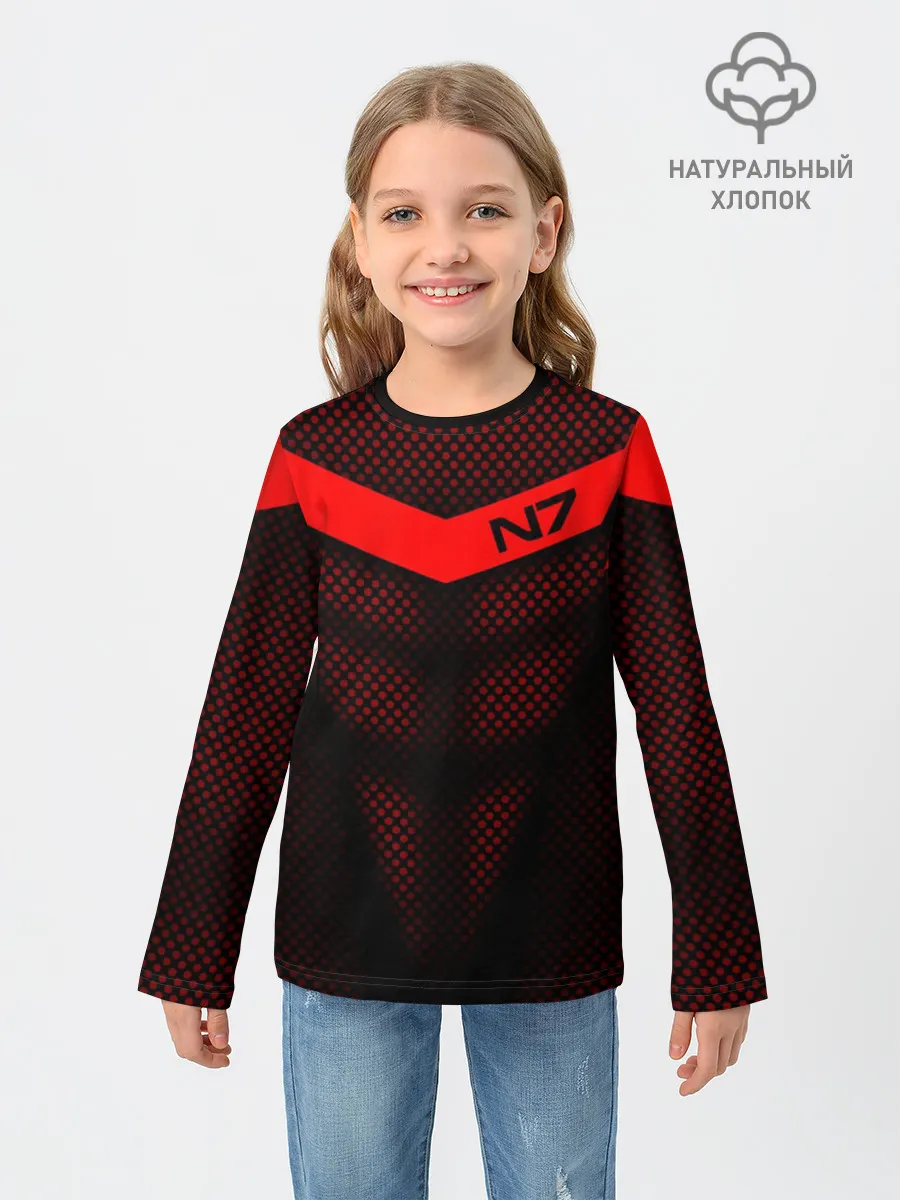 Детский лонгслив / Mass Effect N7