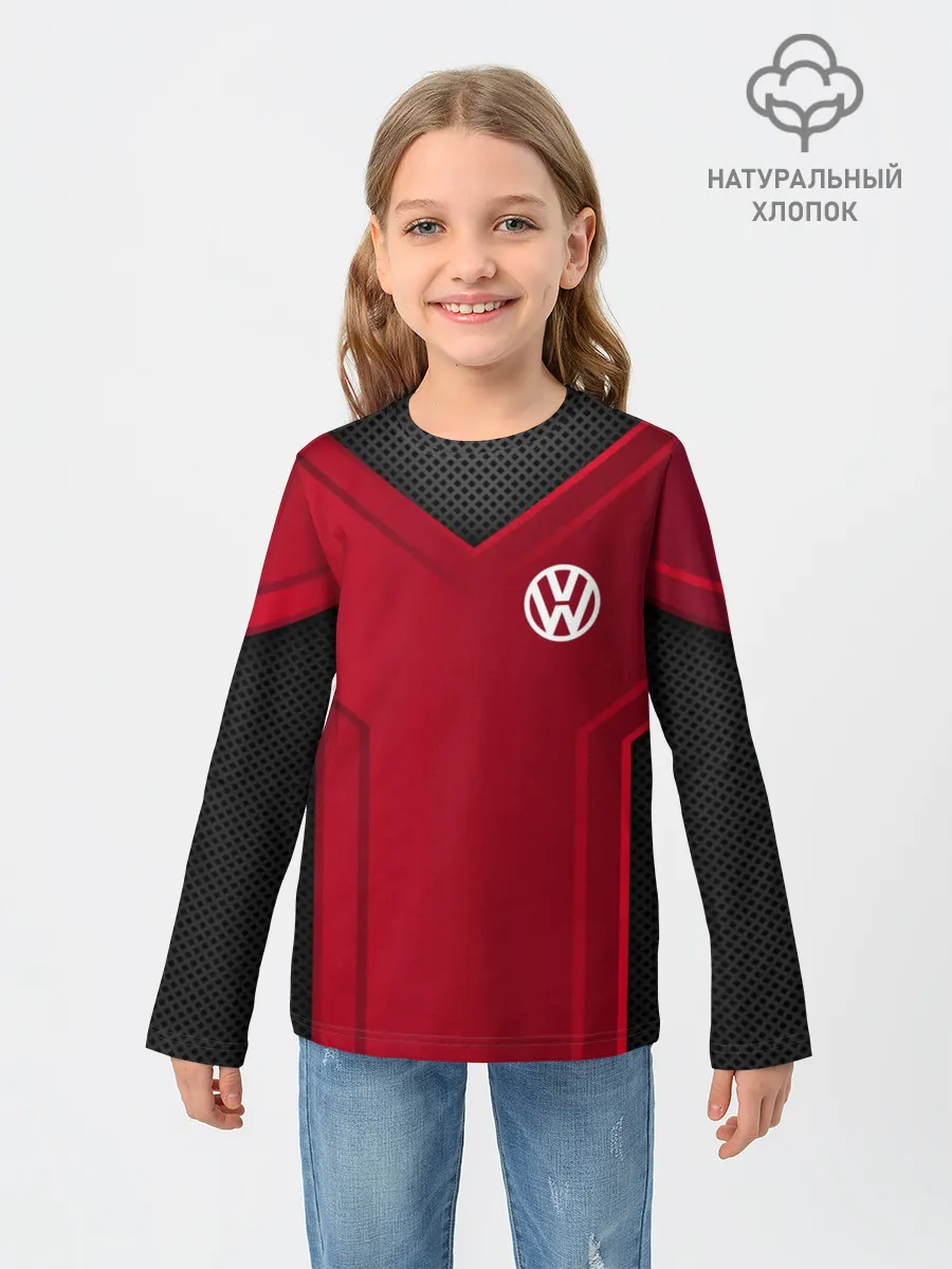Детский лонгслив / volkswagen sport