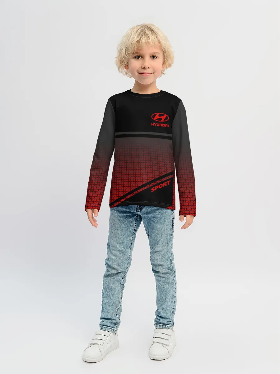 Детский лонгслив / HYUNDAI SPORT