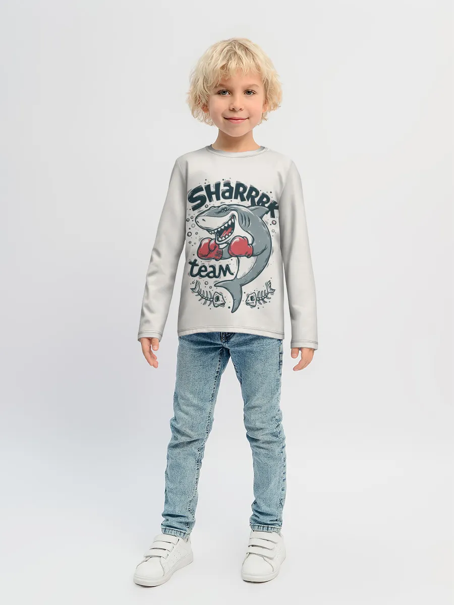 Детский лонгслив / Shark