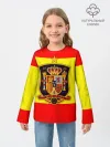 Детский лонгслив / Сборная Испании флаг